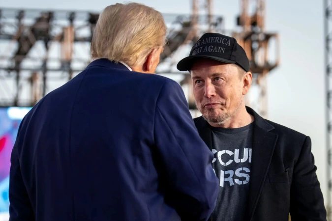 Elon Musk perde bilhões com tarifas de Trump na Tesla.