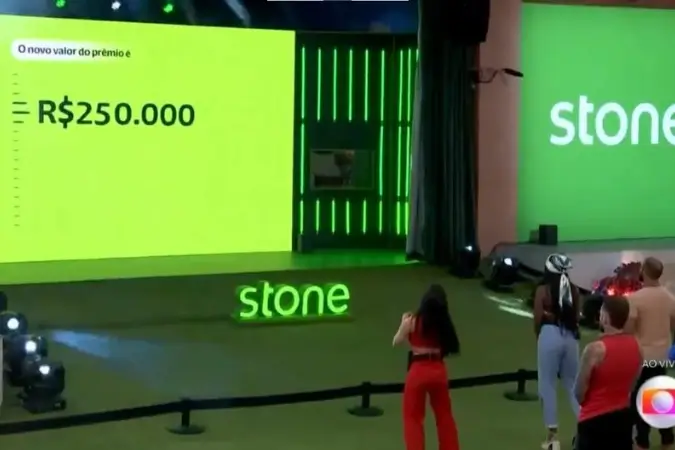 A ação da Stone no BBB 25 representa uma oportunidade única para pequenos empresários conquistarem visibilidade em um dos programas mais assistidos do Brasil | Foto: Reprodução/Globo