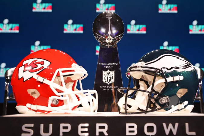 Super Bowl 2025 tem comerciais de 30 segundos por US$ 8 milhões.